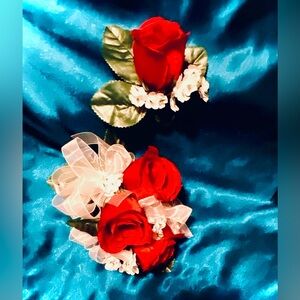 Silk corsage & boutonnière